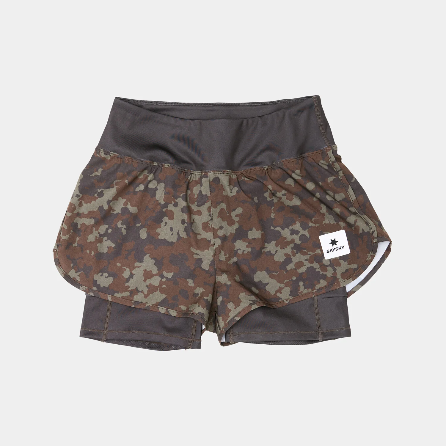 Camo Pace 2 in 1 Shorts 3"