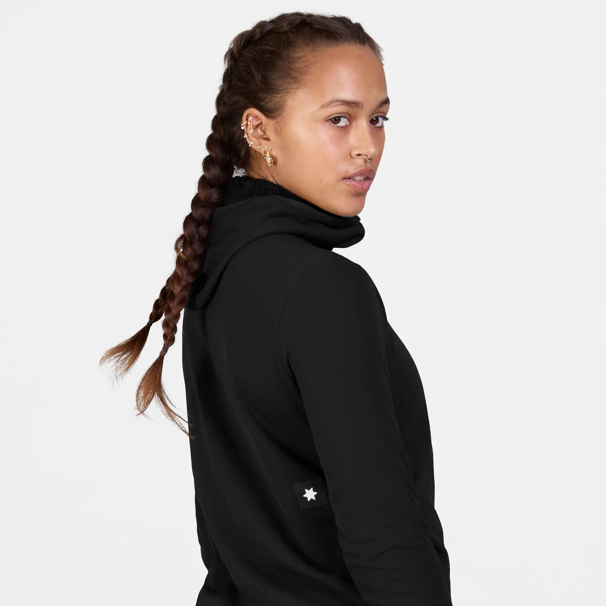 Combat Half Zip Fleece Hoodie - Image 3
