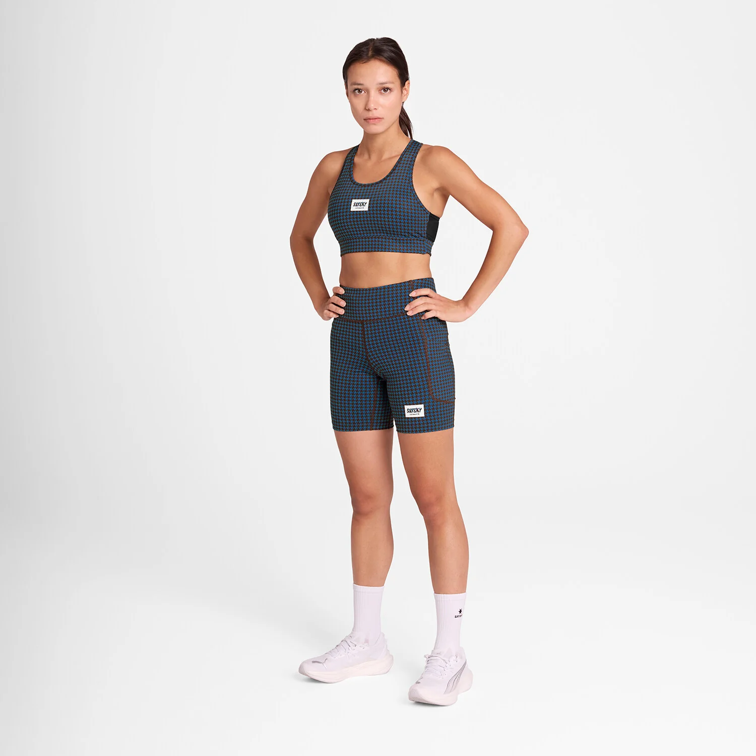 Houndstooth Combat Sports Bra - Image 2